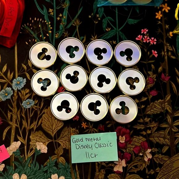 Happy Planner - Classic Gold Metal Mickey Mouse Discs - 11CT - Picture 2 of 5